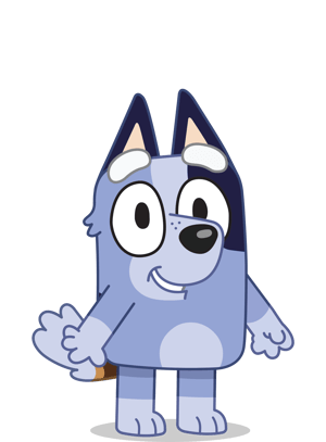 This is the Avatar Image for the Socks Heeler (Bluey) AI Voice and Text to Speech Generator